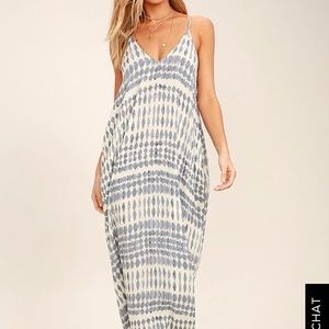 Lulus printed maxi dress